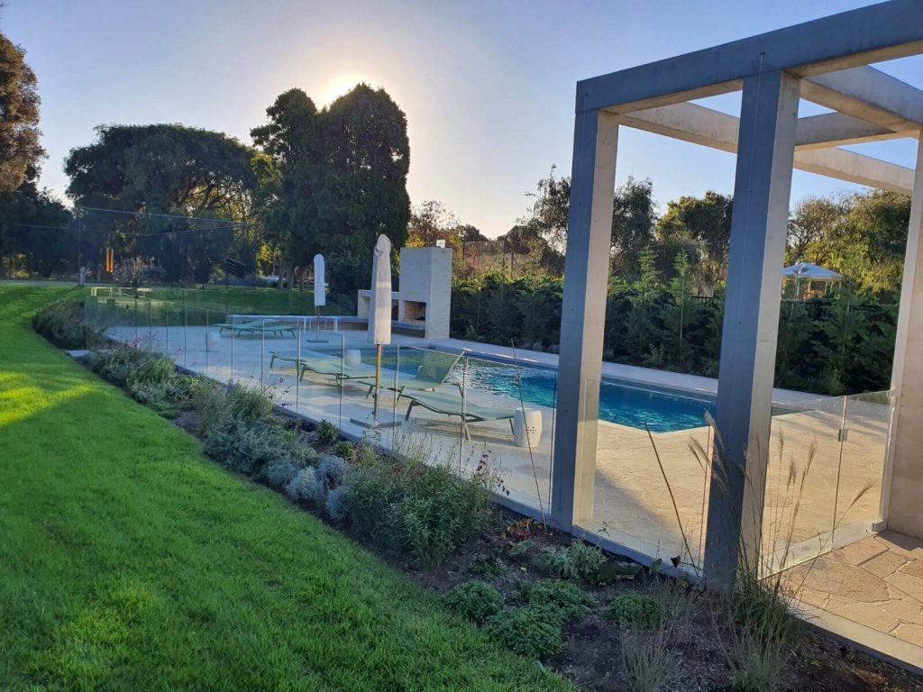 Frameless Glass Pool Fencing Installation in Portsea